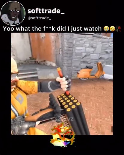 SOFT💸 on Instagram: "This video is a chaotic, meme-filled montage set within the tactical shooter Counter-Strike 2 (CS2), specifically on the map Mirage. It features absurd, modded elements that completely deviate from standard gameplay, starting with a T-Rex with a zebra-print skin that is seen leaping onto a black SUV. The video then transitions into a surreal sequence where Alex the Lion from the movie Madagascar appears as a player character, dancing to the upbeat song “Afro Circus/I Like t