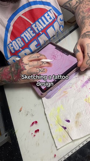 Sketching a tattoo design This one will be made for a hand. What’s everyone’s thoughts on hand tattoos ? #sketches #drawingtutorial #arttutorial #howtodraw #tattooinspo #creativeprocess #creatorsearchinsights