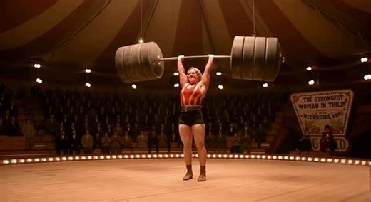 @orange1984blue on Instagram: "Sally the Circus Strongwoman. For more videos like this go to DeviantArt.com/orange1984blue. Click the link in bio. #fmg #femalemuscle #aimuscle #musclewoman #femalemusclegrowth"