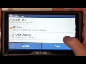 How To Change Calculation Mode on Garmin Drive 61?