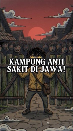 There is a village in Java where the residents rarely get sick.