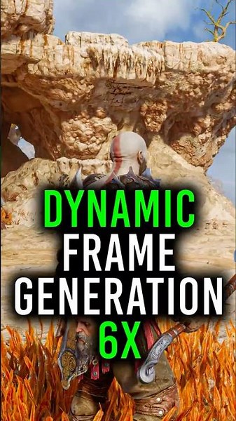 6X Dynamic Frame Generation - RTX 5090 - God of War Ragnarök