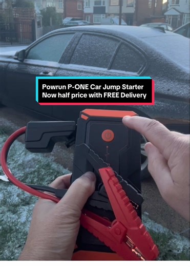 Powrun P-ONE Car Jump Starter, Now half price with FREE Delivery