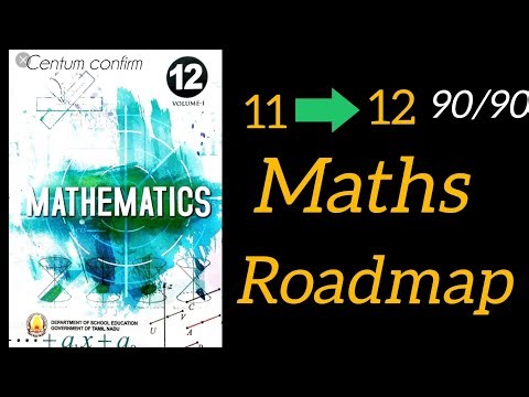 12th Mathematics one year road map | #maths.