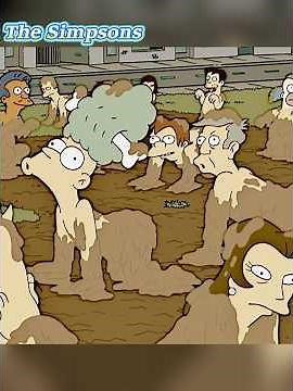 Aliens captured and destroyed the entire Springfield.#cartoon #simpsons #thesimpsons #anime #foryou