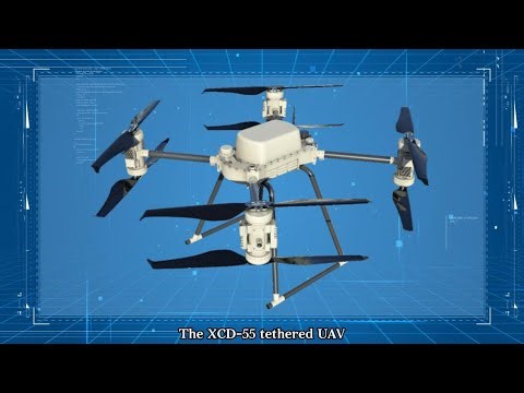 XCD-55 Tethered UAV | 12-Hour Persistent Aerial Platform for Communication & Emergency Missions