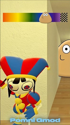 Pomni VS Evil Pou🔥😈 #gmod #nextbots #pomni