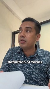 Terms to be defined in the "Defnition of Terms" typically include those that have been frequently mentioned throughout the paper. Its respective definitions, moreover, should be contextualized according specifically to how it is used in the study. #research #thesis #defense | Sherwin Toring