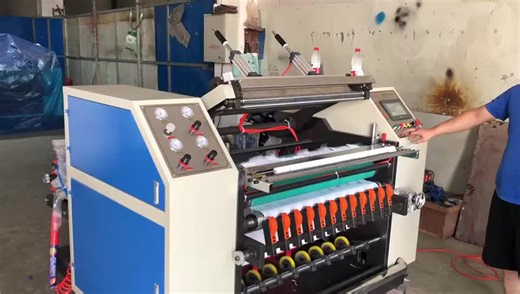 Industrial Thermal Paper Slitter High Efficiency Equipment for Precision Cutting in Manufacturing