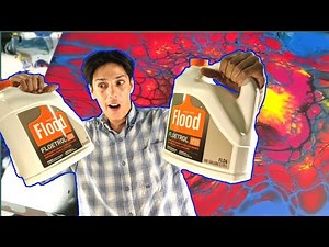 Acrylic pour mixing recipe with floetrol