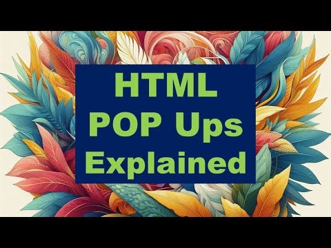 HTML Pop-ups Explained: From 90s Annoyance to HTML5 Smart Design