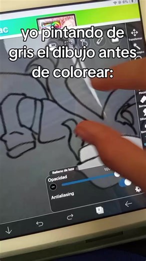Pintando de gris: Paso a paso del dibujo