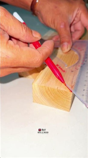 carpentry tricks and tips . quick technique for making 90 degree line patterns