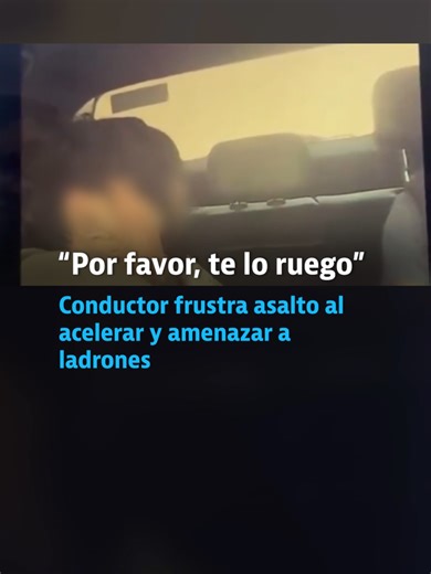 Conductor frustra intento de asalto en Cholula, Puebla