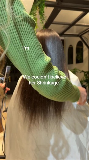 This client had one of most extreme shrinkage we’d ever seen #keratinjourney #sandiegokeratin #shrinkage #texturedhairstylist @Keratin Revolution