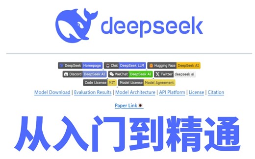 DeepSeek从入门到精通！清华大佬手把手带你从本地部署到应用实战，半天搞定Deepseek！