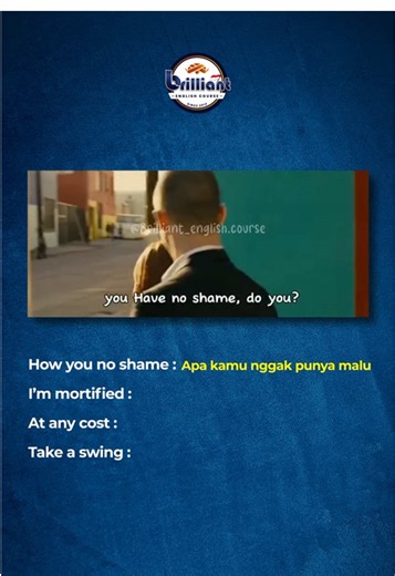 Belajar online dlu aja, nanti liburan bisa datang langsung ke Brilliant…😊 ____________________ Hubungi Admin Brilliant via WhatsApp untuk info lainnya : ☎️ 62 812-3120-0032 📨 link Pendaftaran http://brilliantenglishcourse.com/ Program bisa ambil: -1 minggu. -2 minggu. -1 bulan. -2 bulan. -3 bulan. Online Course ————————— IG.👇🏻 @brilliant_english.course Tiktok👇🏻 @brilliant_english.course 📍JL. Flamboyan No.127B, Mulyoasri, Tulungrejo, Kec. Pare, Kabupaten Kediri, Jawa Timur 64212 #abie_bril