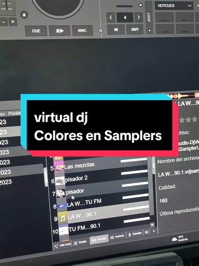 Colores en Samplers: Personaliza tu Texto en Virtual DJ