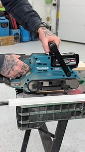 109K views · 417 reactions | Quick Look at the 40v XGT belt sander from Makita•This is a great tool to not have a cord on.I like that the handle can be moved and you can use it upside down, I believe I saw some clamps for it from Makita as well Makita Canada Makita Tools USA ...#tools #construction #makita #makitatools #woodwork #sander | Kruger Construction | Facebook
