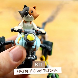 Creating KIT from FORTNITE out of clay! | ClayClaim
