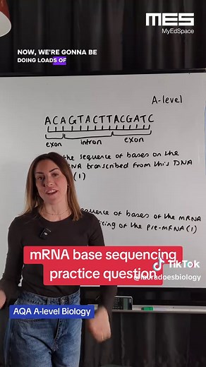 AQA A-level Biology: mRNA Sequencing Practice