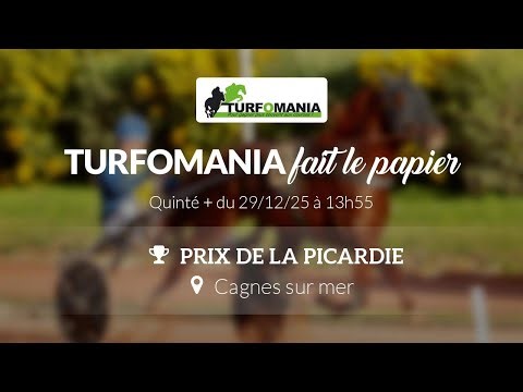 Turfomania Pronostic Quinté du Lundi 29 Décembre 2025