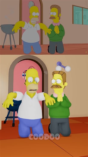 The Simpsons Parody | CooDoo #Shorts #ViralShorts
