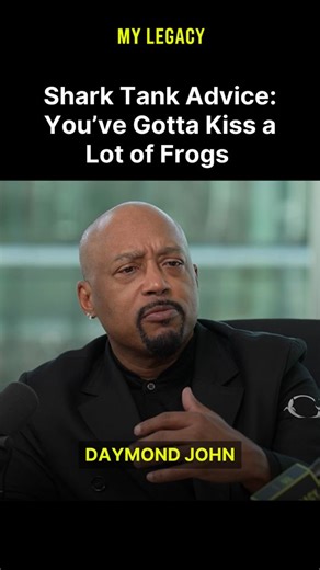 Shark Tank Advice: You’ve Gotta Kiss a Lot of Frogs 🐸 To make it on Shark Tank —or in life—you’ve got to be ready for rejection. Daymond John reminds us that a “no” isn’t always about you: 🚫 Maybe they had a bad day. 🚫 Maybe they didn’t see your vision. 🚫 Maybe… they were never your customer to begin with. 💬 “When someone says no, ask yourself: • Did I study them right? • Did I communicate clearly? • Did I ask the right questions?” And then? You move on—and kiss another frog. 🐸 Because som