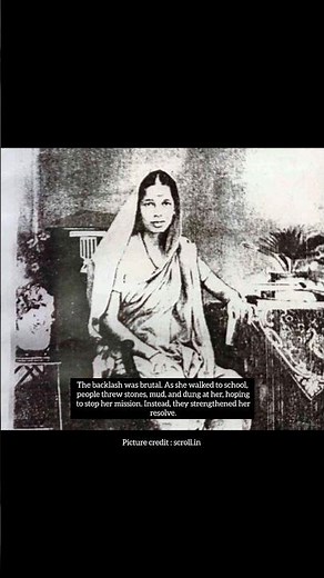 Savitribai Phule: India's first woman teacher who changed history. #SavitribaiPhule #Education