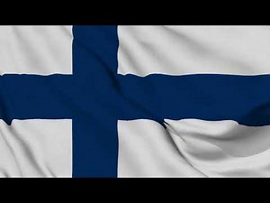 Finland Flag 4K Loop Animation - 10 Minutes of Waving Flag 🇫🇮