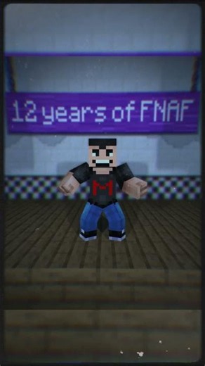 12 years of FNAF Minecraft animation #minecraft #fnaf #animation #markiplier