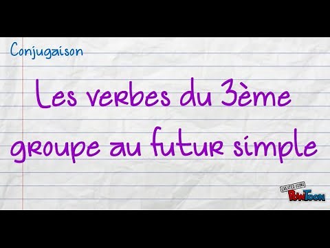 futur simple des verbes du 3ème groupe