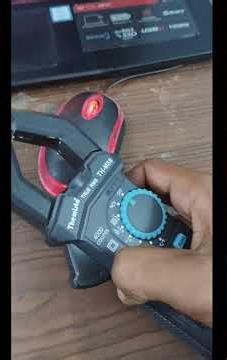HOW TO USE NCV FUNCTION OF CLAMP METER/ THEMISTO TH-M88 REVIEW.