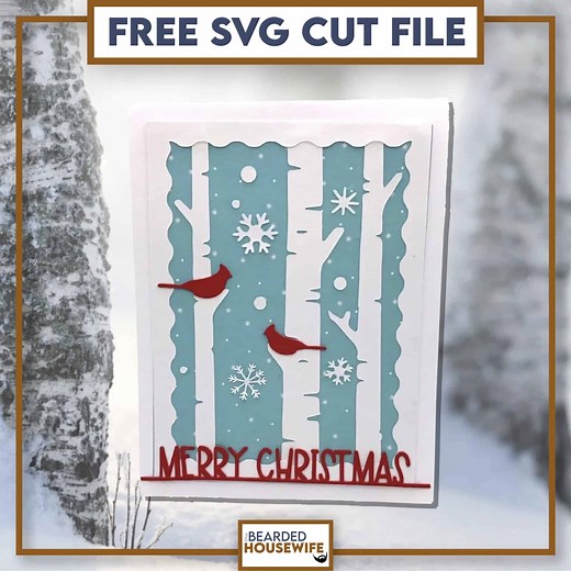 How to Make Christmas Cardinal Cards