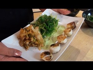 Mariah Milano's Seared Scallops with Kimchi & Seaweed Salad!
