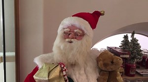 Santa Claus, Singing, Merry. Free Stock Video