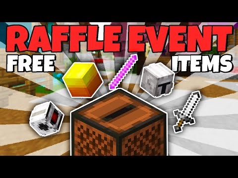 HUGE Skyblock RAFFLE Event! FREE ENDGAME ITEMS! (Hypixel Skyblock)