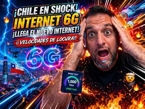 “Goodbye to 5G! Chile is preparing for 6G Internet and this changes EVERYTHING”
