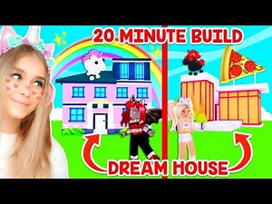 BEST FRIENDS *DREAM HOUSE* BUILD CHALLENGE In Adopt Me! (Roblox)