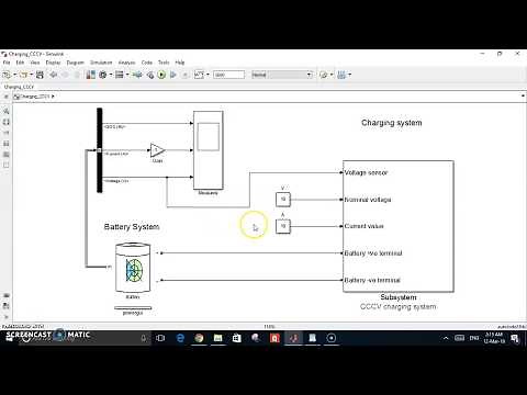 Battery charging model on matlab /simulink (CCCV charging)