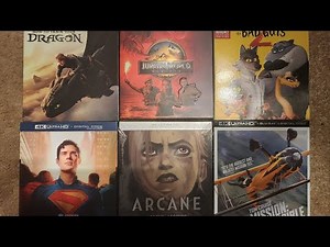 6 4K Blu-rays Unboxing