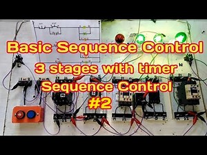 3 stages with timer sequence control (tagalog) Basic Motor Control Tutorial