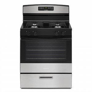 Brand New Amana® AGR6303MMS: 30-inch Gas Range in Stainless Steel.