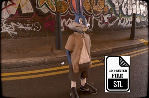 Bugs Bunny-urban Style-stl 3MF File-multiparts - Etsy