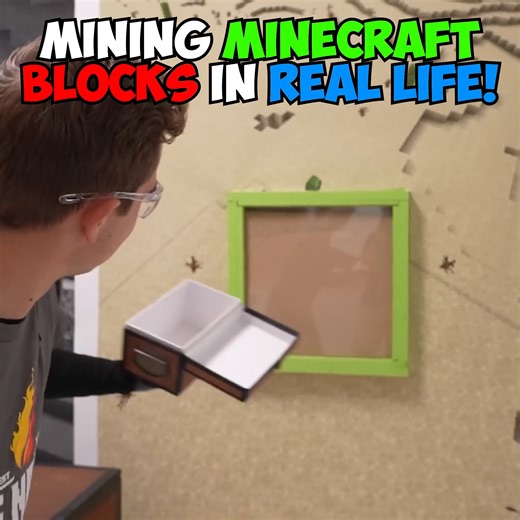 Mining MINECRAFT Blocks in Real Life! ⛏️🎮 | PrestonPlayz