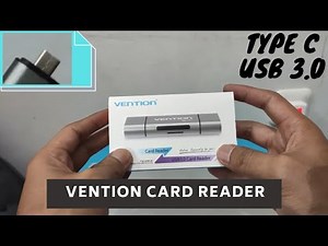UNBOXING VENTION CARD READER ALL IN 1 MICRO USB 3.0 TYPE C OTG - TRANSFER RATE BESAR