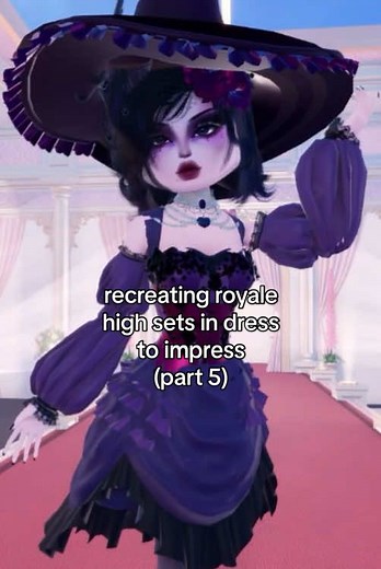 Recreating Whimsy Witch Set in Dress to Impress