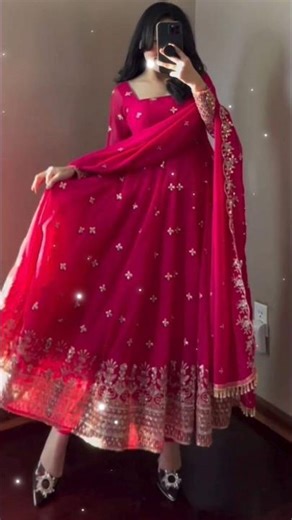 Full Sleeve Anarkali suits 💕#salwar #anarkalisuits #shortvideo