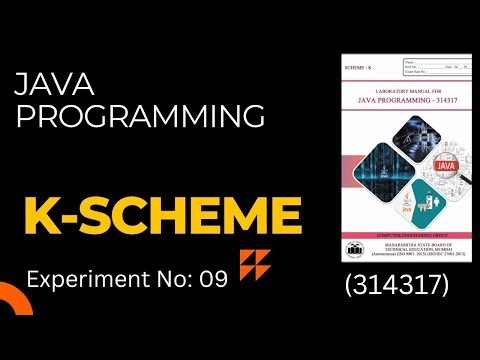 JAVA PROGRAMMING msbte PRACTICAL NO: 09 manual || msbte java manual answers ||