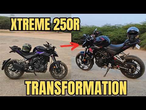 Hero Xtreme 250R Transformation 😳 | Before vs After Modification